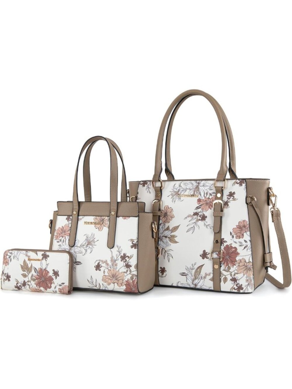 Stylish 3-Piece Tote Bag, Wallet & Satchel Set for Women - Chic Handbags